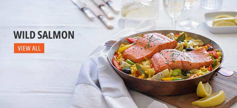 wild salmon praised by health experts and sought after by gourmet chefs our signature wild salmon is our longtime bestseller view all sockeye salmon pacific king salmon alaskan silver coho salmon salmon burgers dogs smoked salmon nova lox salmon roe ikura pink salmon specialty salmon samplers